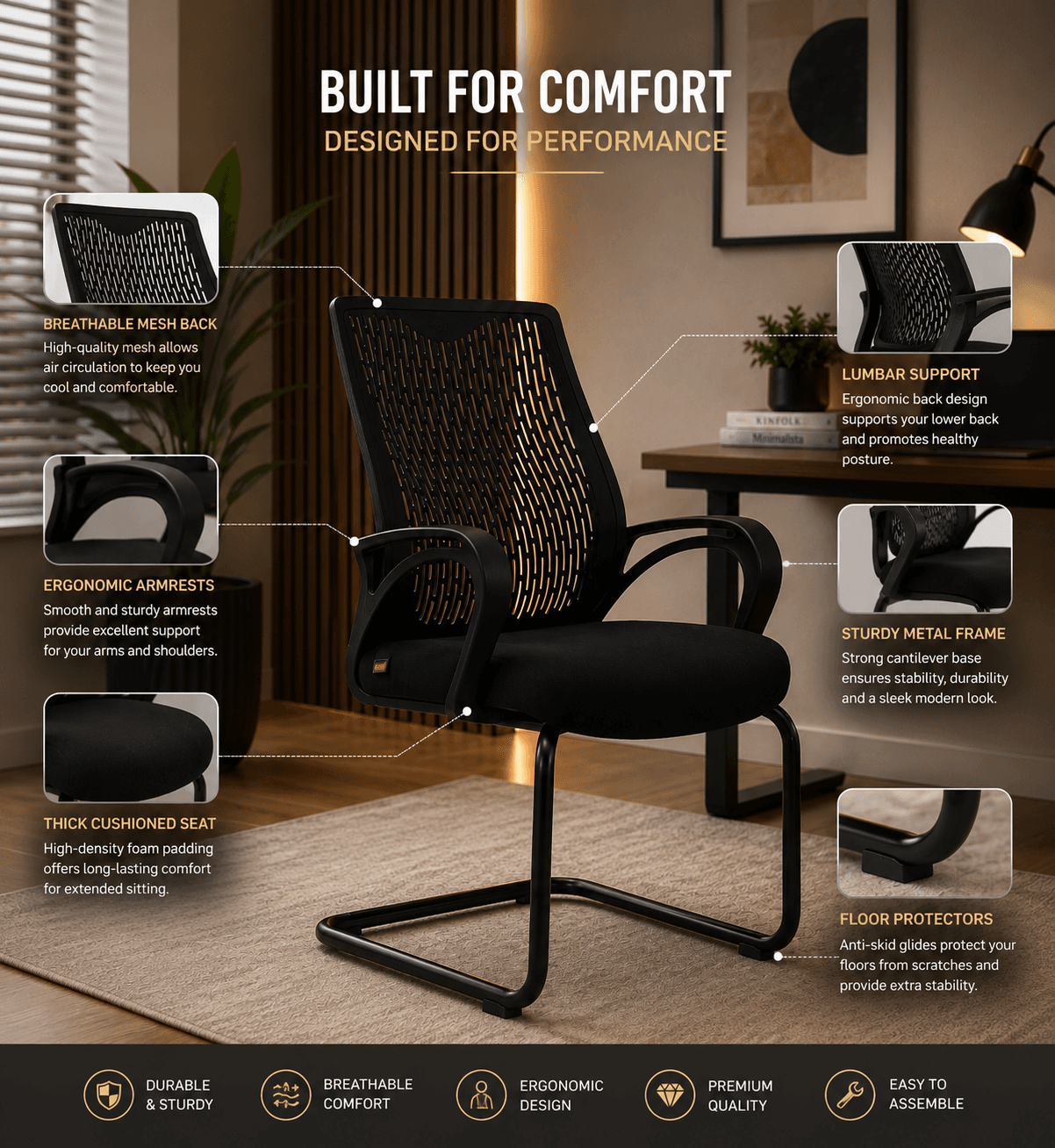 Versa Visitor Chair - View 2